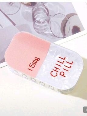 Large Chill Pill Hair Clip